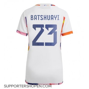 Belgien Michy Batshuayi #23 Borta Matchtröja Dam VM 2022 Kortärmad